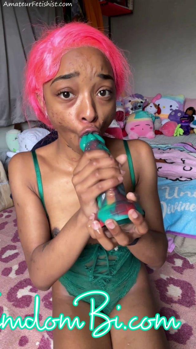 Ebony Itskittyki Naughty Slut Needed A Deep Punishing Rough Throat Fucking