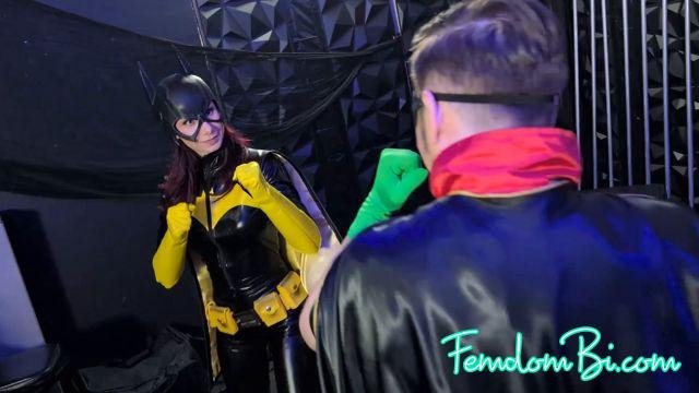 Batgirl Aka Lucy Takes Temporary Custody Over The Watch Of Goth City With Robin Aka Fox As Her Sidekick Femdom